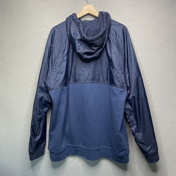 RVCA Function Utility Insulated Navy Blue Half Zip Hooded Jacket Men's XL - Picture 5 of 6